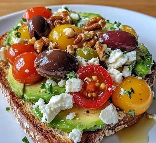 Elevate Your Breakfast Game with Mediterranean Avocado Toast