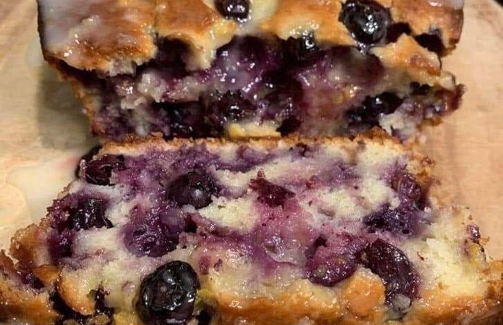 Moist Blueberry Lemon Loaf with Sweet Citrus Glaze