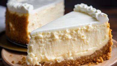 Perfectly Creamy New York-Style Cheesecake with a Classic Graham Cracker Crust