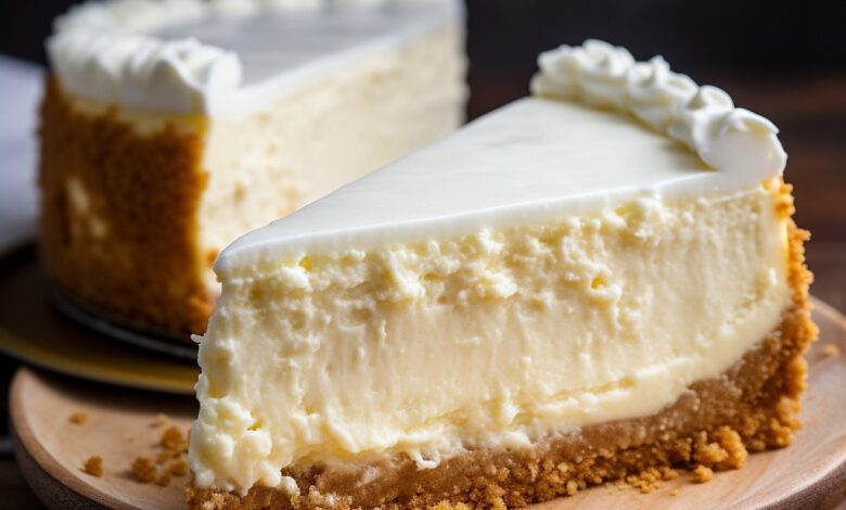 Perfectly Creamy New York-Style Cheesecake with a Classic Graham Cracker Crust