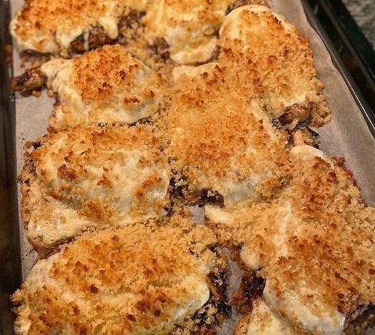 Crispy Parmesan Baked Chicken – Creamy, Crunchy, and Delicious