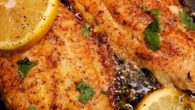 Lemon Butter Pan-Seared Fish – A Simple Yet Elegant Dish